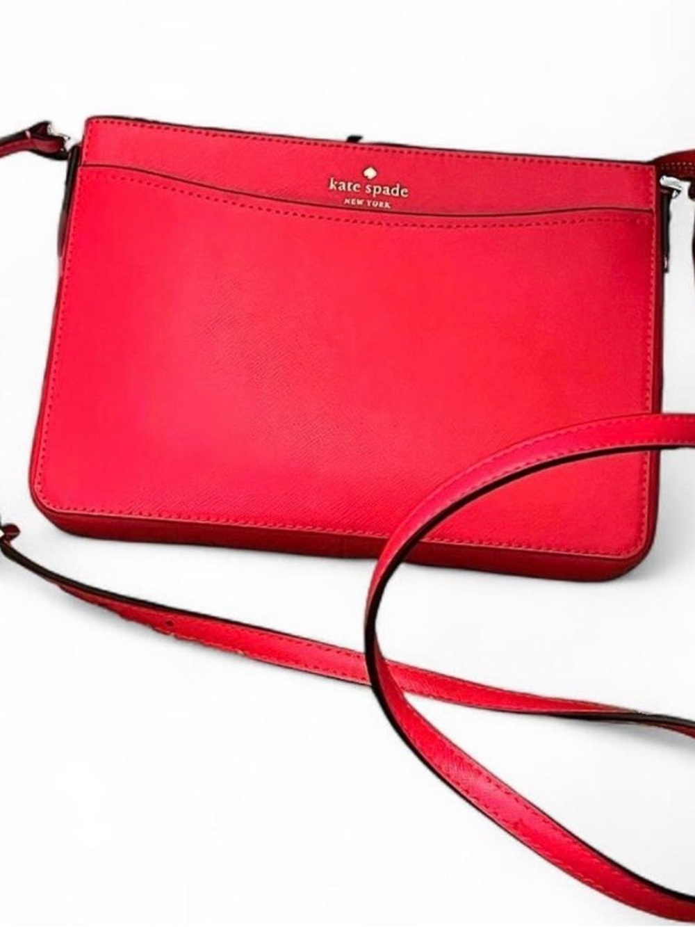 Kate Spade New York Rory Crossbody Bag Bikini
Pink Saffiano Leather K6176